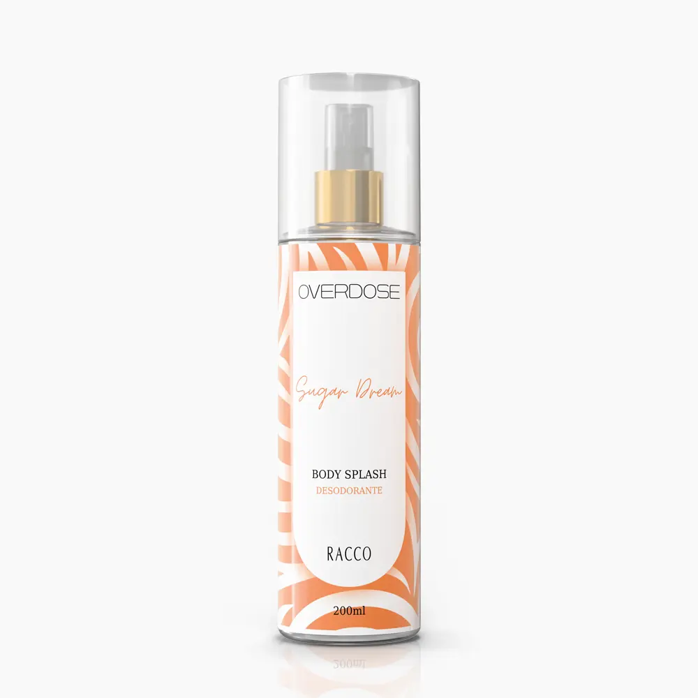 Body Splash Desodorante Sugar Dream Overdose Racco, 200ml