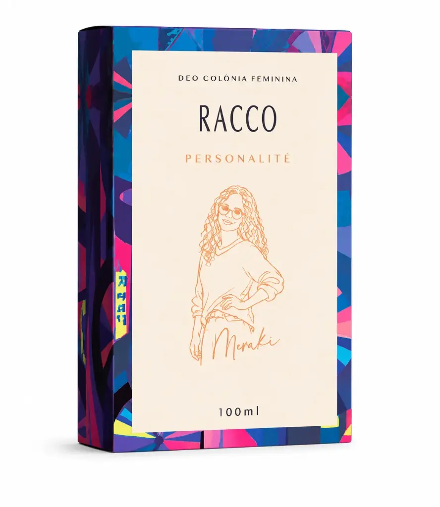 Deo Colônia Feminina Personalité Racco - Meraki , 100ml