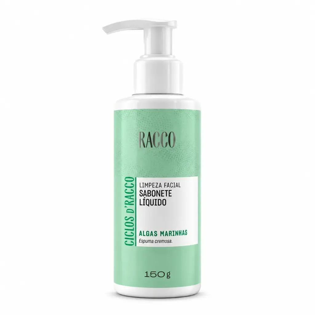 Sabonete Líquido Facial Algas Marinhas Ciclos D'racco, 150g 