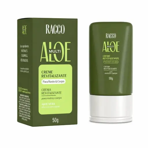 [1185] Creme Revitalizante para Face e Corpo Multi Aloe Racco, 50g