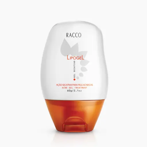 [1477] Gel Secativo para Peles Acneicas Lipogel Racco, 60g